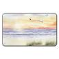 Preview: Frühstücksbrettchen Brettchen  Sonnenuntergang Strand Aquarell Maritim Kunst Druck Kunstdruck Dänemark Nordsee Düne Dünen Meer Möwe Ostsee